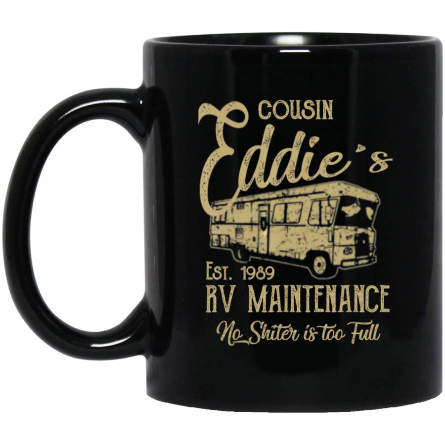 Vintage Eddie’s RV Maintenance Funny Christmas Retro Coffee Mug