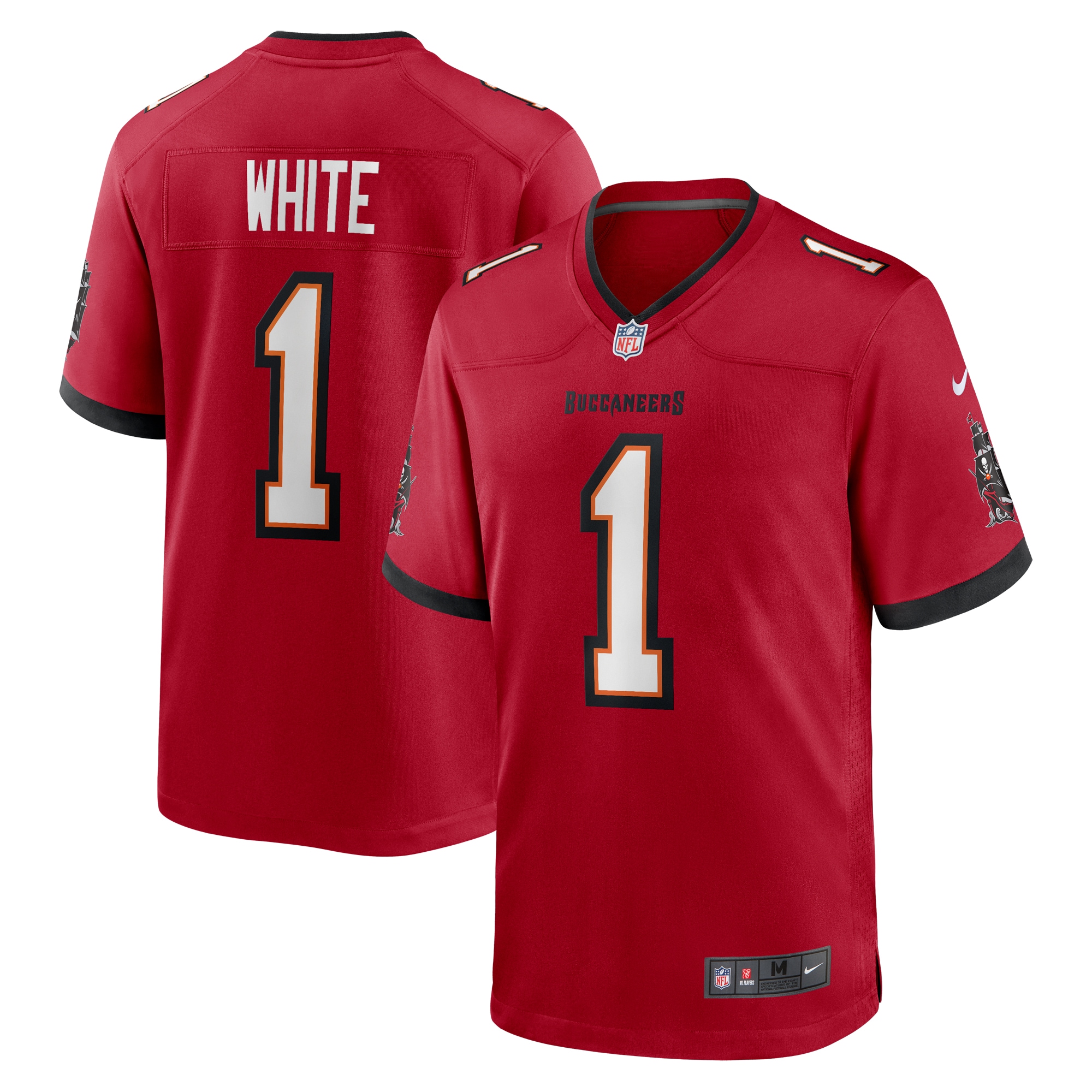 Men’s Tampa Bay Buccaneers Rachaad White Red Game Player Jersey