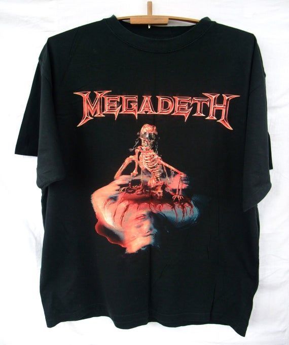 2000 Megadeth The World Needs A Hero Global Tour Shirt Slayer Metallica Anthrax Iron Maiden Sepultura Shirt