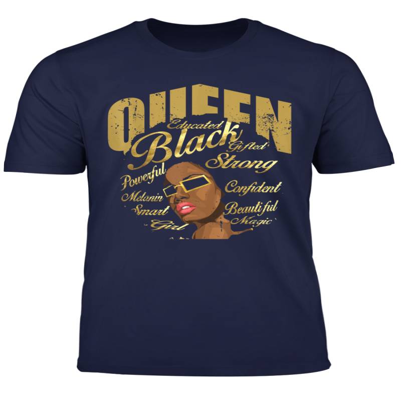 African American Black Afro Queen Clothing For Women T Shirt