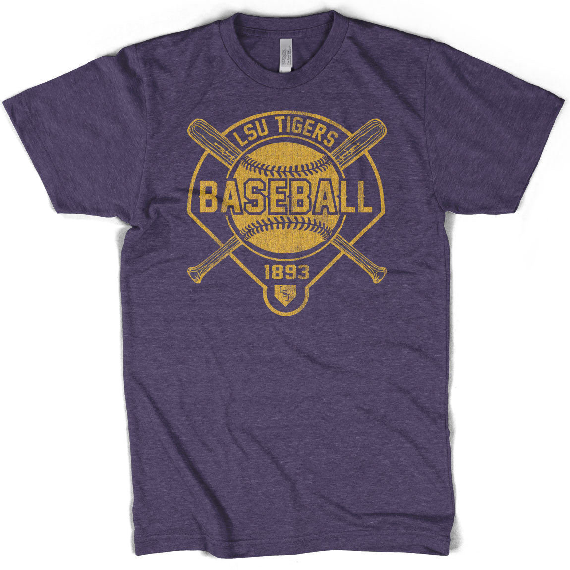 B&B Dry Goods LSU Tigers Baseball Walker T-Shirt – Imperial Purple