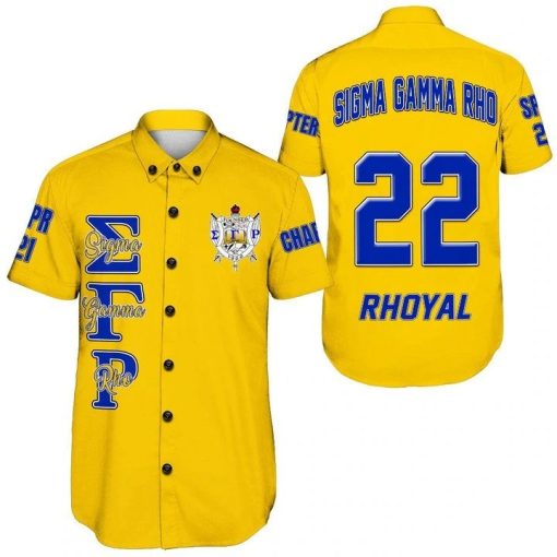 Sigma Gamma Rho ( Gold ) Short Sleeve Shirt