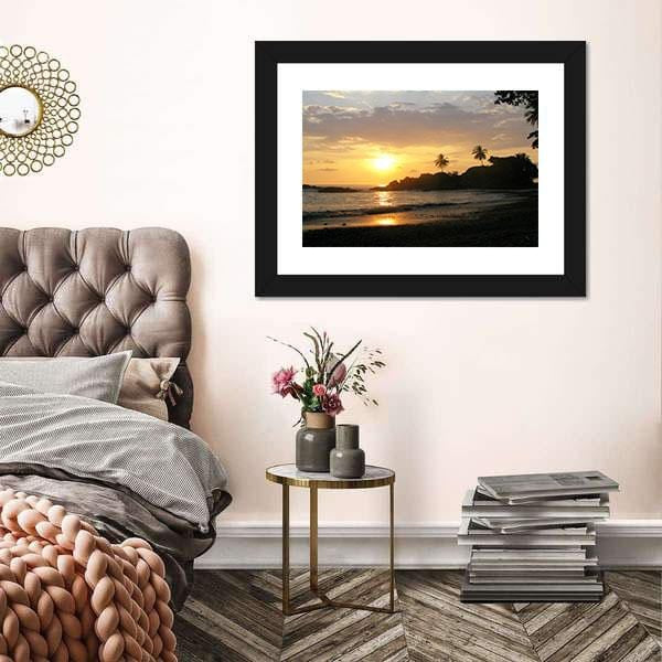 Beach Canvas Art Prints Costa Rica Sunset Canvas Print Wall Art Home Decor