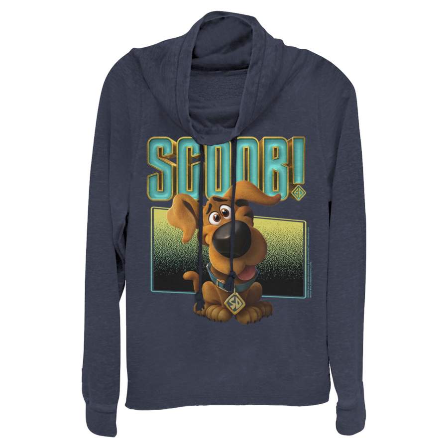 Scooby Doo Junior’s Puppy Frame  Cowl Neck Sweatshirt