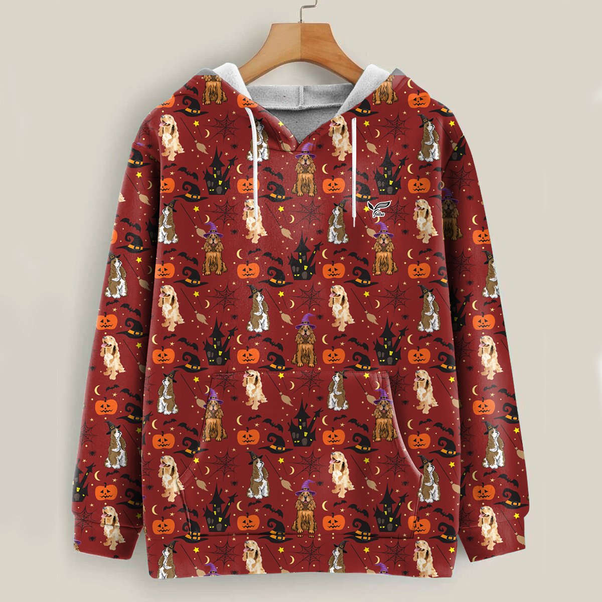 Ready To Pawty – American Cocker Spaniel Halloween Hoodie