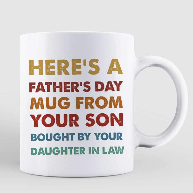 Here‘s A Father’s Day Personalized Mug