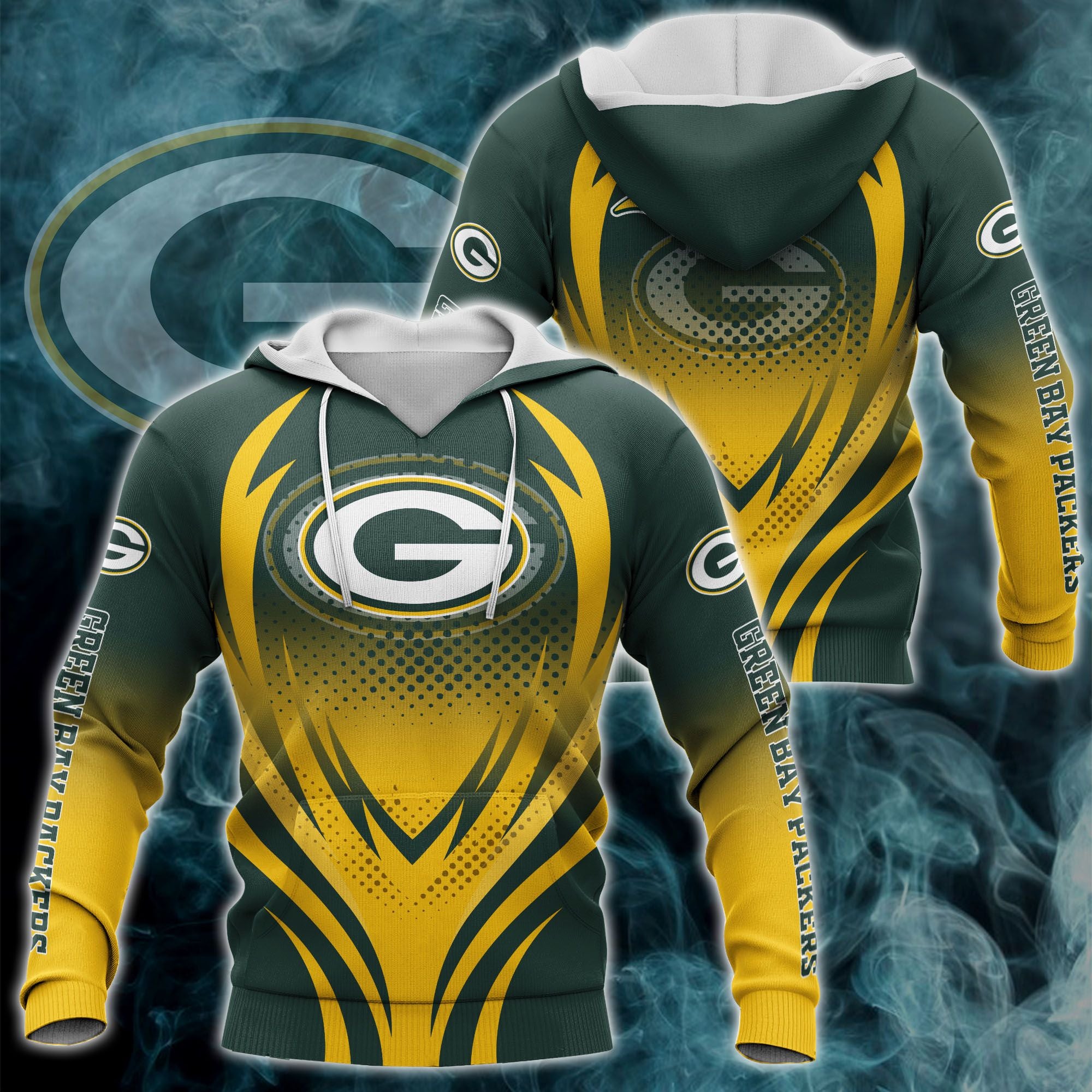 Green Bay Packers Hoodies Cheap 3D Print H04Fs