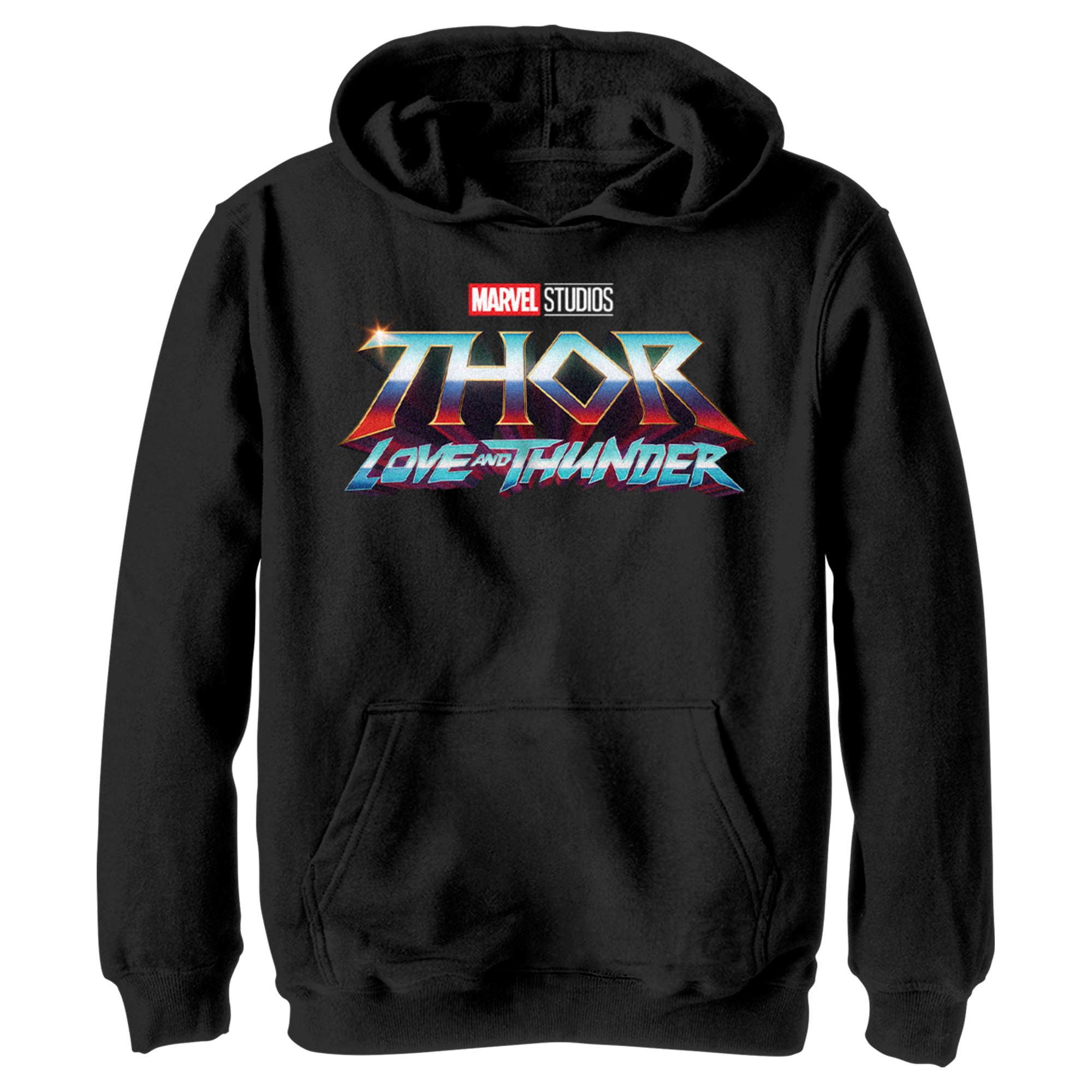 Boy’S Marvel: Thor: Love And Thunder Classic Logo Pull Over Hoodie