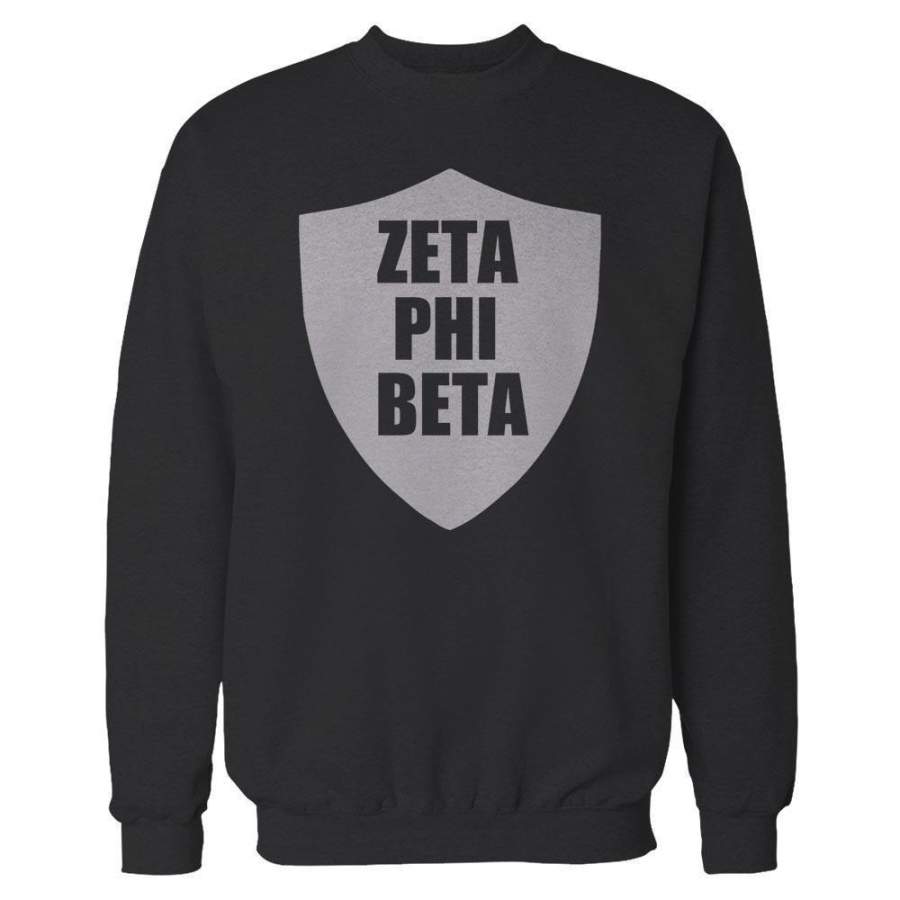 Zeta Phi Beta Crest Sweatshirt