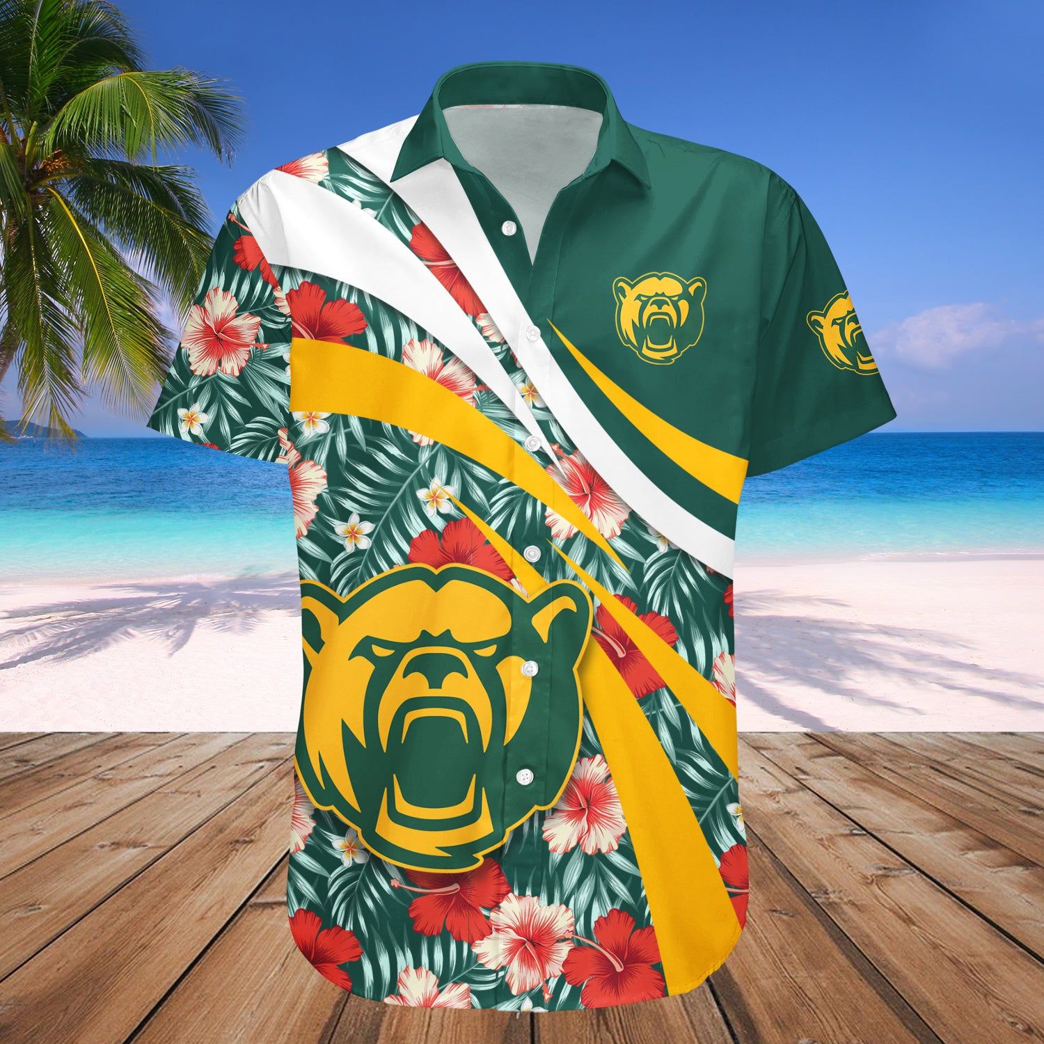 Baylor Bears Hawaii Shirt Hibiscus Sport Style – NCCA