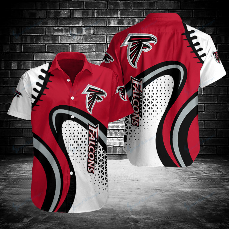 Atlanta Falcons Button Shirt Bg738