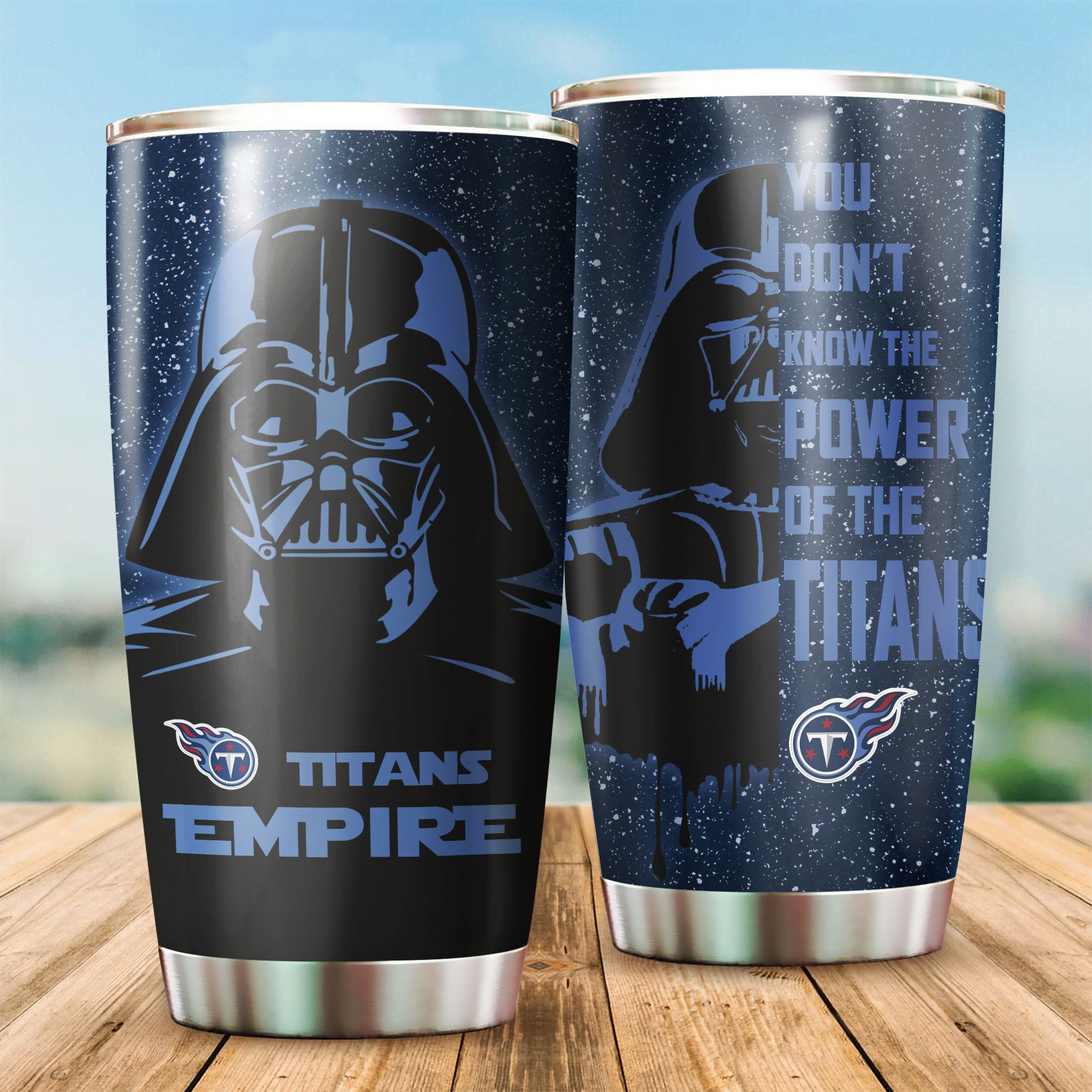 Tennessee Titans Stars Wars All Over Print 3D Tumbler-Tph