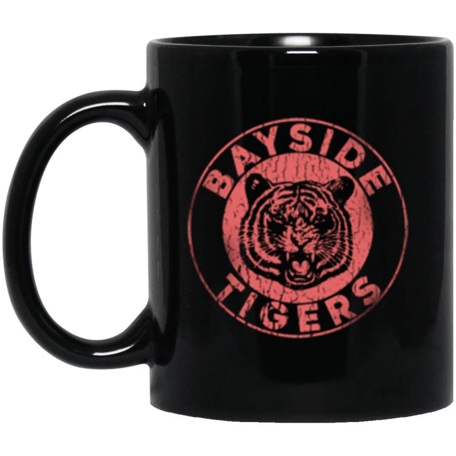 Bayside Tigers Black Mug 11oz (2-sided)