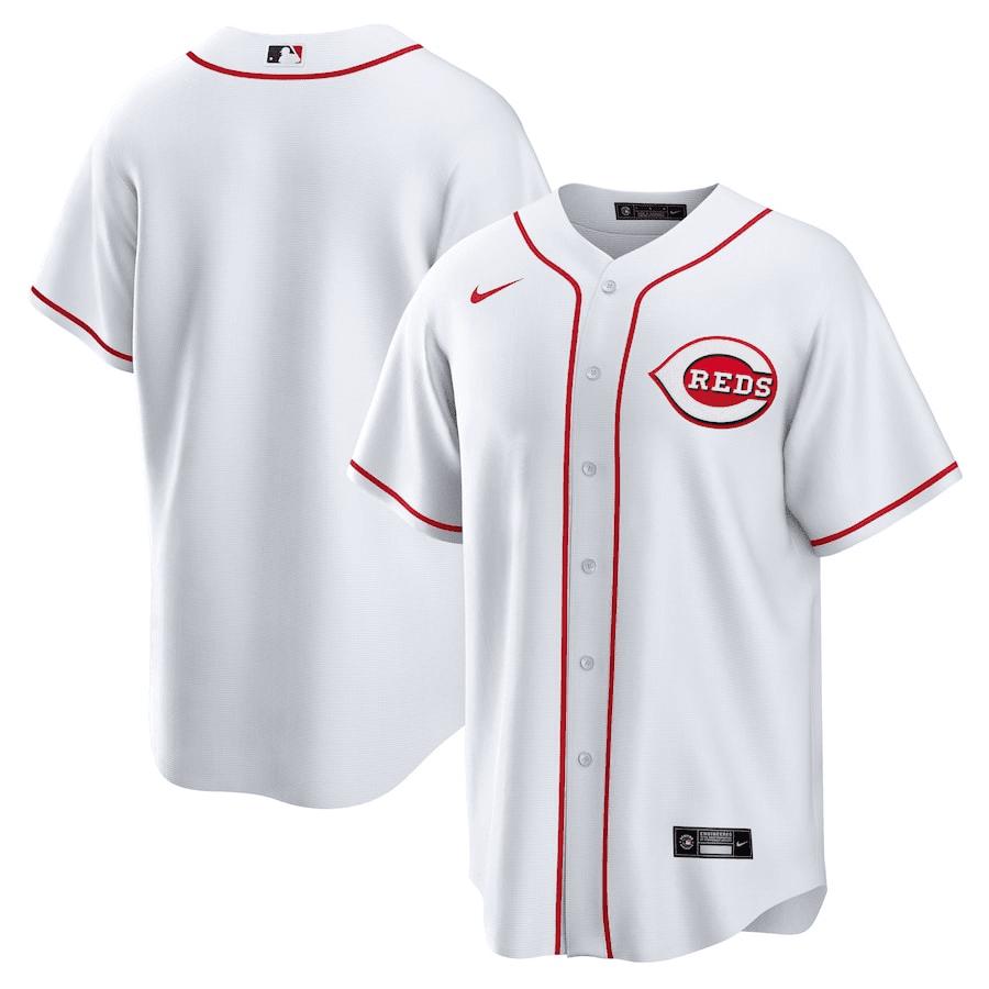 Cincinnati Reds Home Team Men Jersey – White