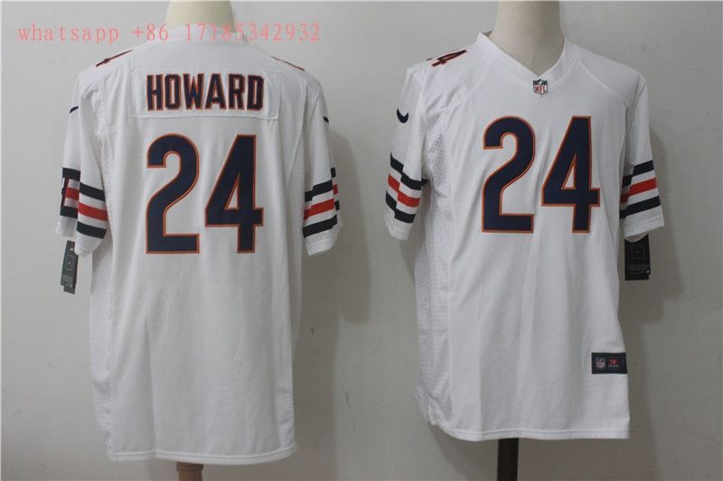 Chicago Bears Jordan Howard #24 NFL 2020 White Jersey Jersey