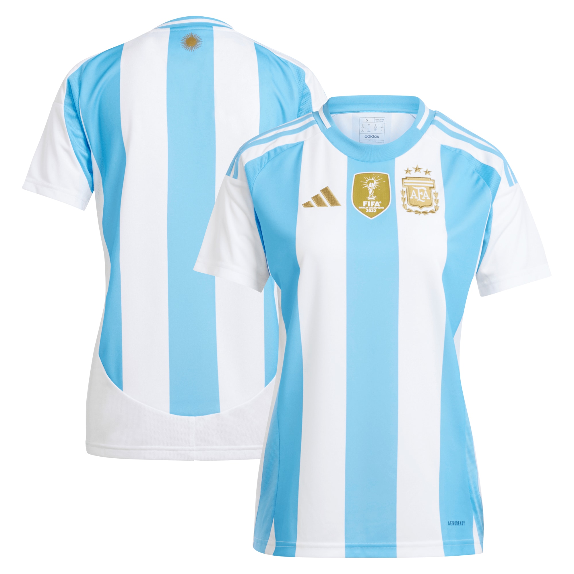 Argentina National Team Women's 2024 Home Replica Jersey – White