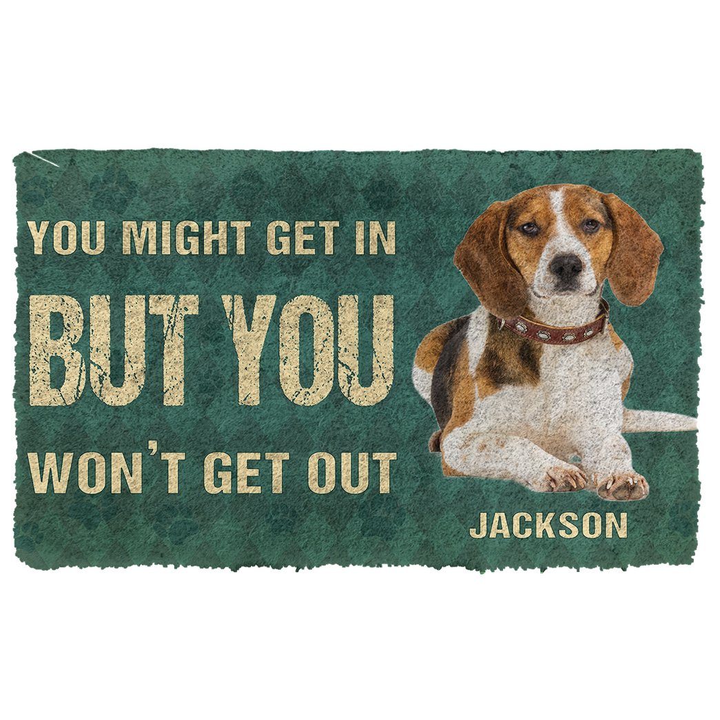 Gearhumans  Gearhuman 3D Keep Door Closed Beagles Dog Custom Gender Doormat