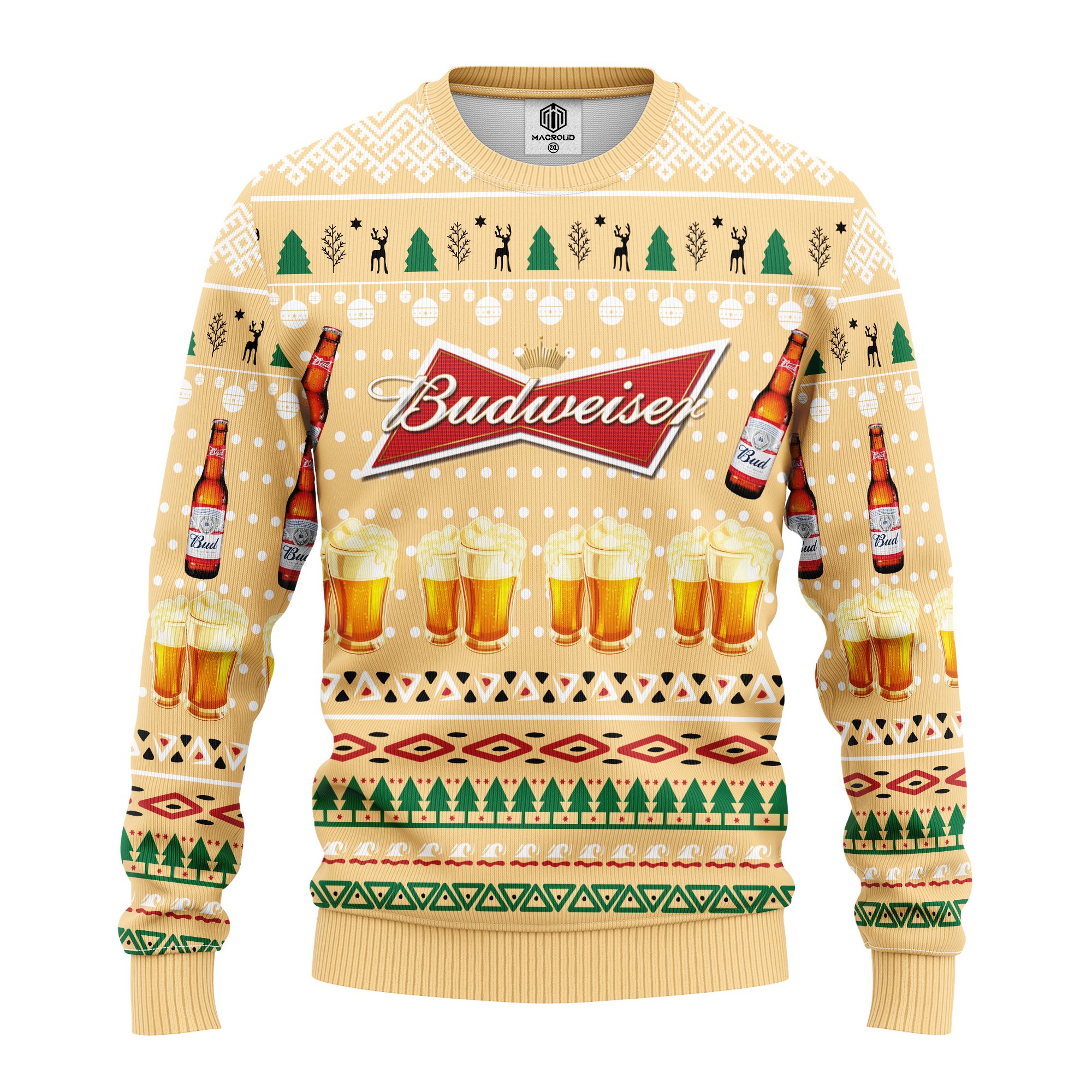 budweiser beer ugly christmas sweater – Amazing Gift idea – thanksgiving gift