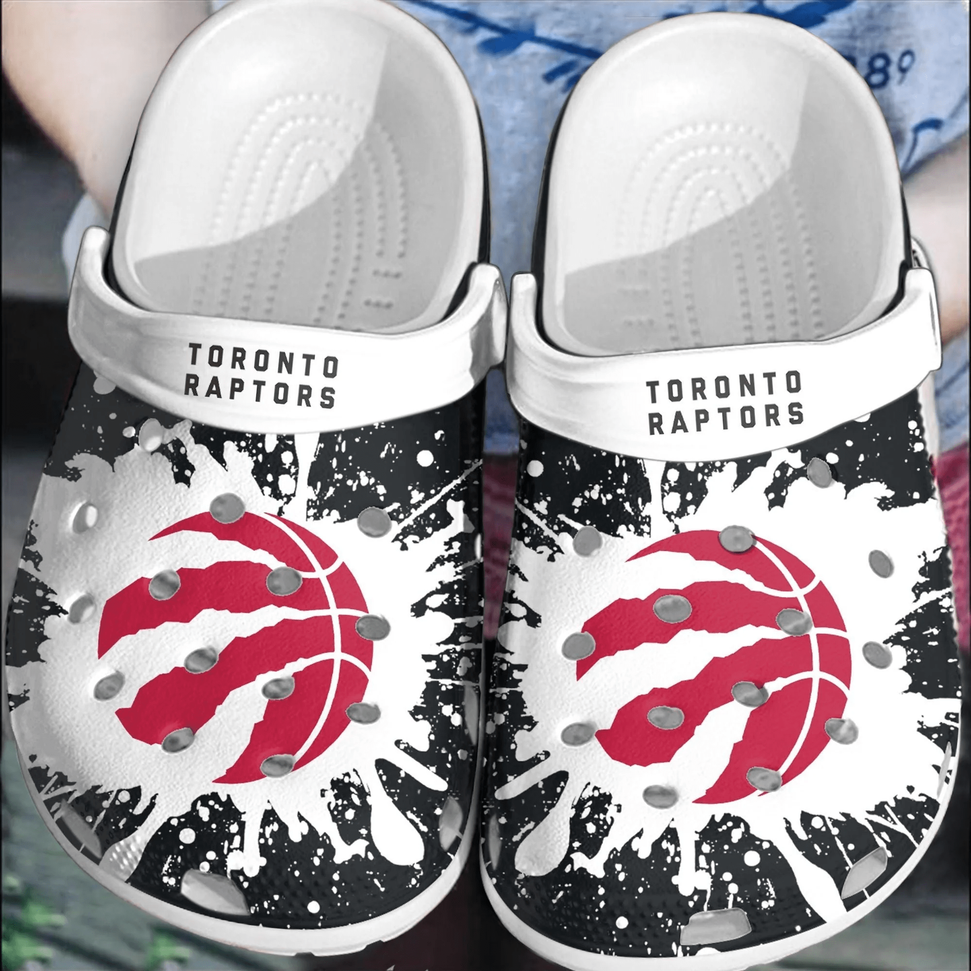 Toronto Raptors Basketball Crocband Comfortable Shoes Clogs Crocss For Men Women