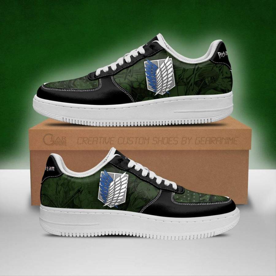 AOT Scout Regiment Air Sneakers Attack On Titan Anime Shoes