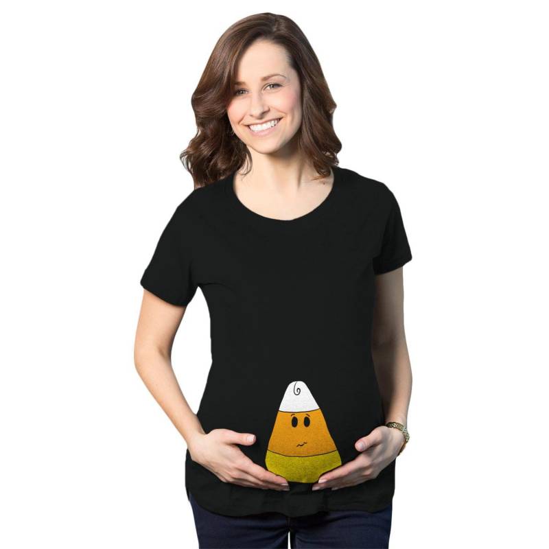 Candy Corn Maternity Tshirt