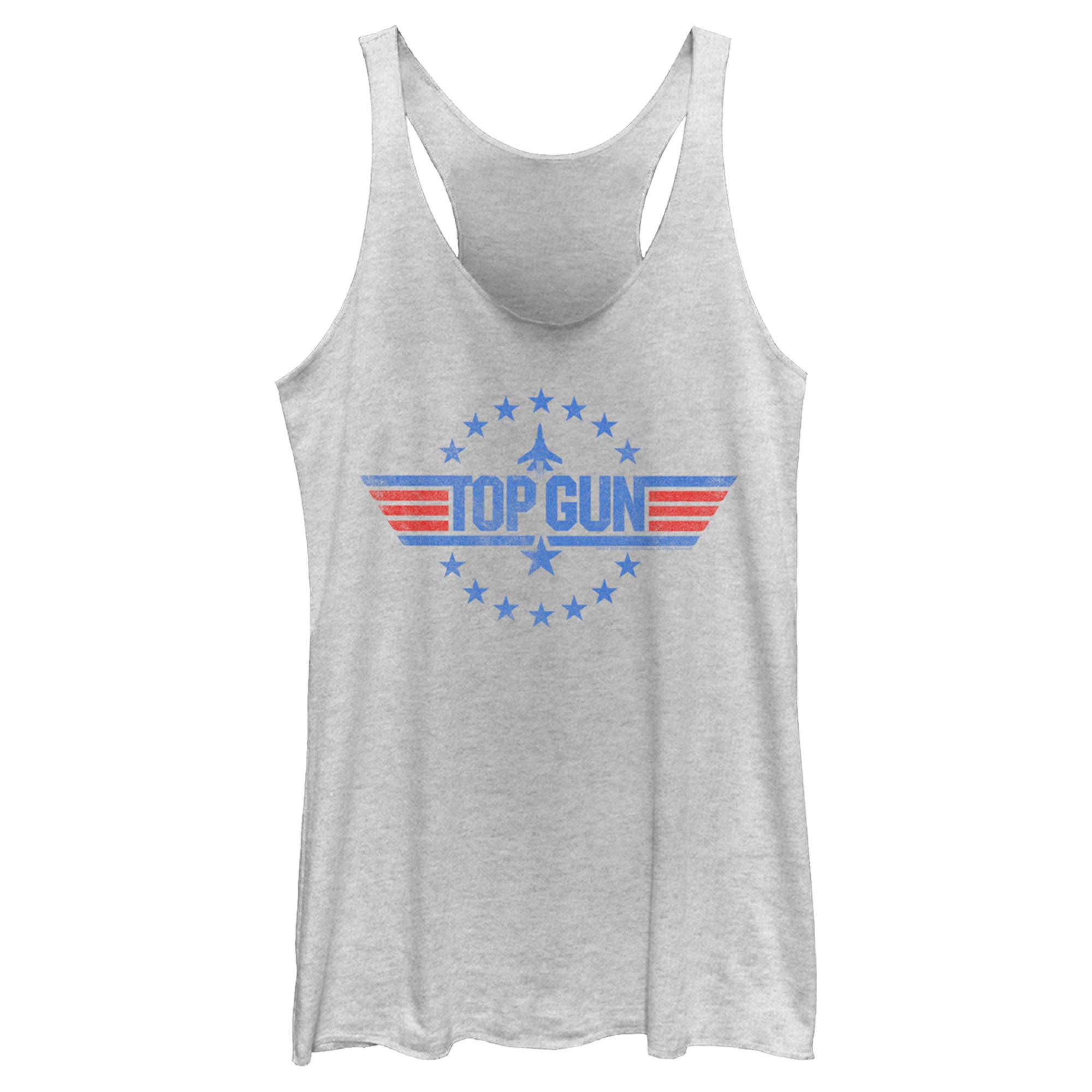 Women’S Top Gun Circle Of Stars Logo Racerback Tank Top