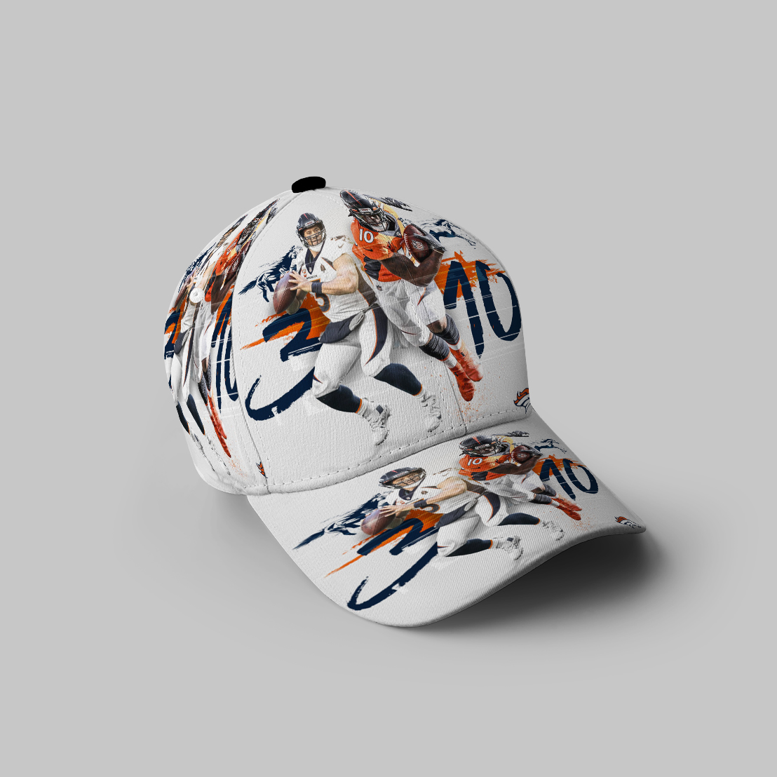 Denver Broncos Russell Wilson X Jerry Jeudy V54 3D Printing Baseball Cap Classic Hat