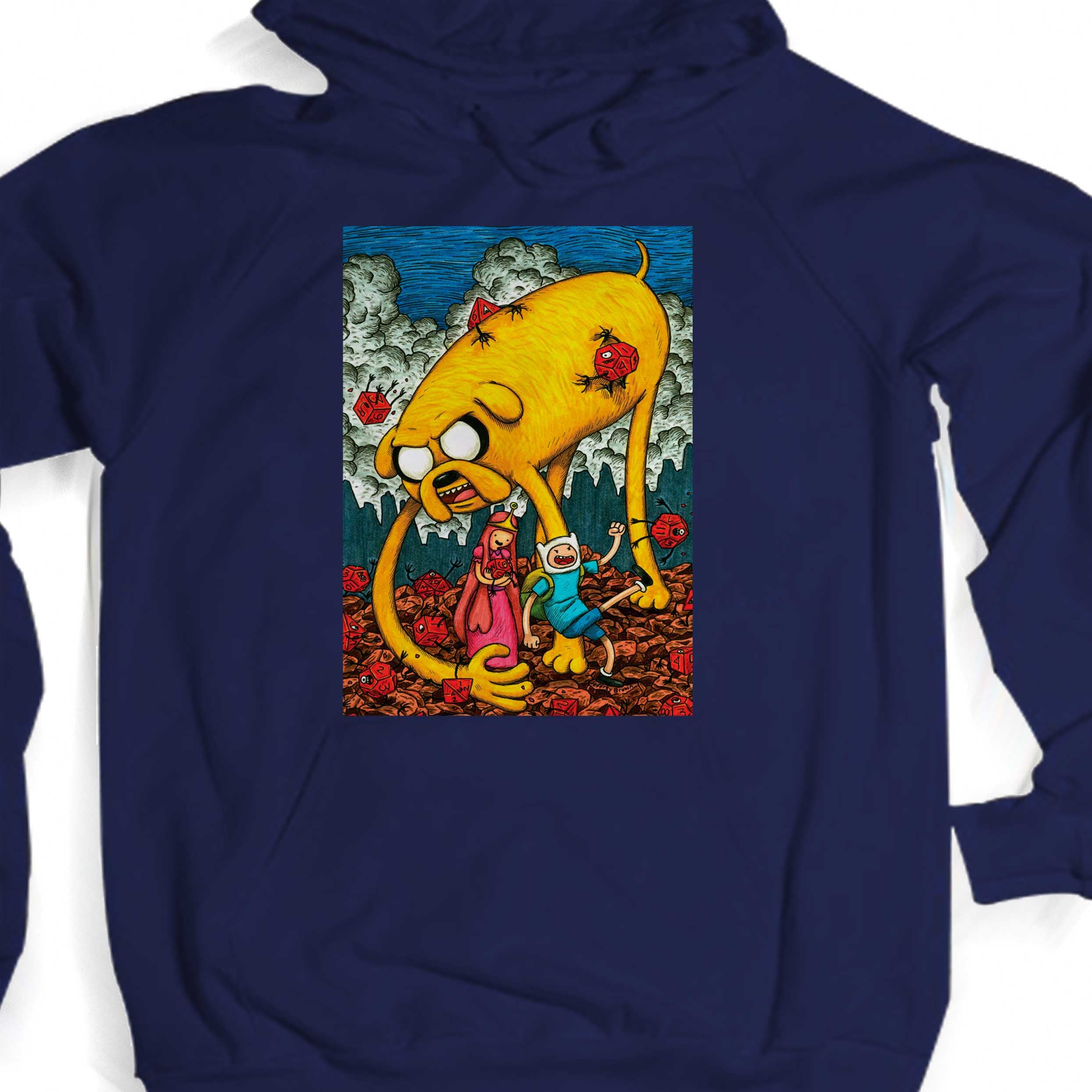 Adventure Time Con Finn And Jake Art Unisex Hoodie