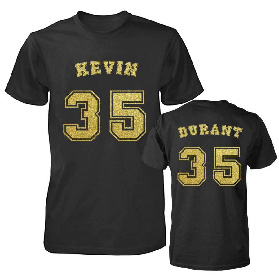 Golden State Warriors Kevin Durant Basektball Jersey Mens T-shirt Short Sleeve S-3XL