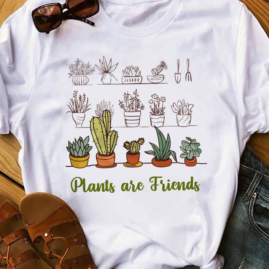 Plants Are Friends Plant T Shirt AG275 81O58