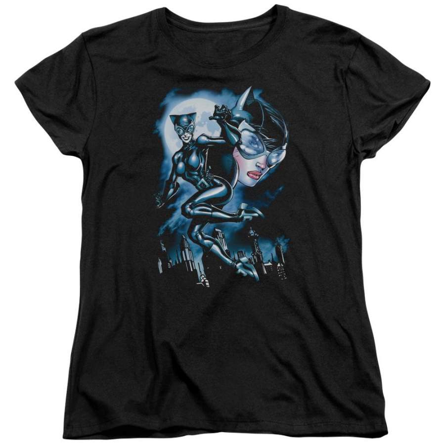 Batman – Moonlight Cat Short Sleeve Women’s Tee