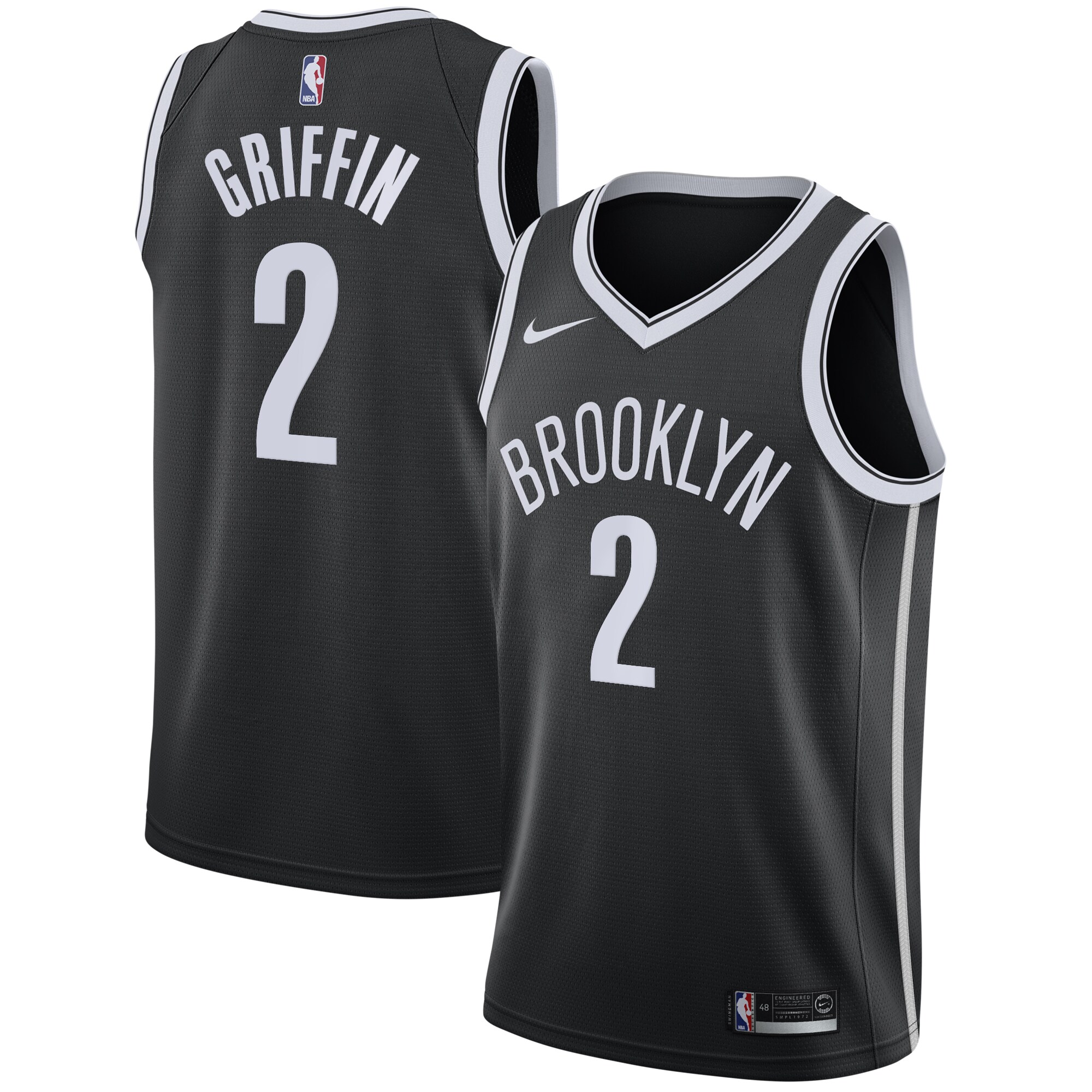 Blake Griffin Brooklyn Nets Swingman Jersey Black – Icon Edition