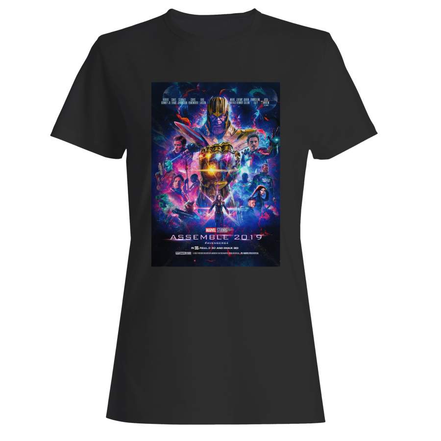 Avenger Endgame Movie Poster Thanos 2 Woman’s T-Shirt