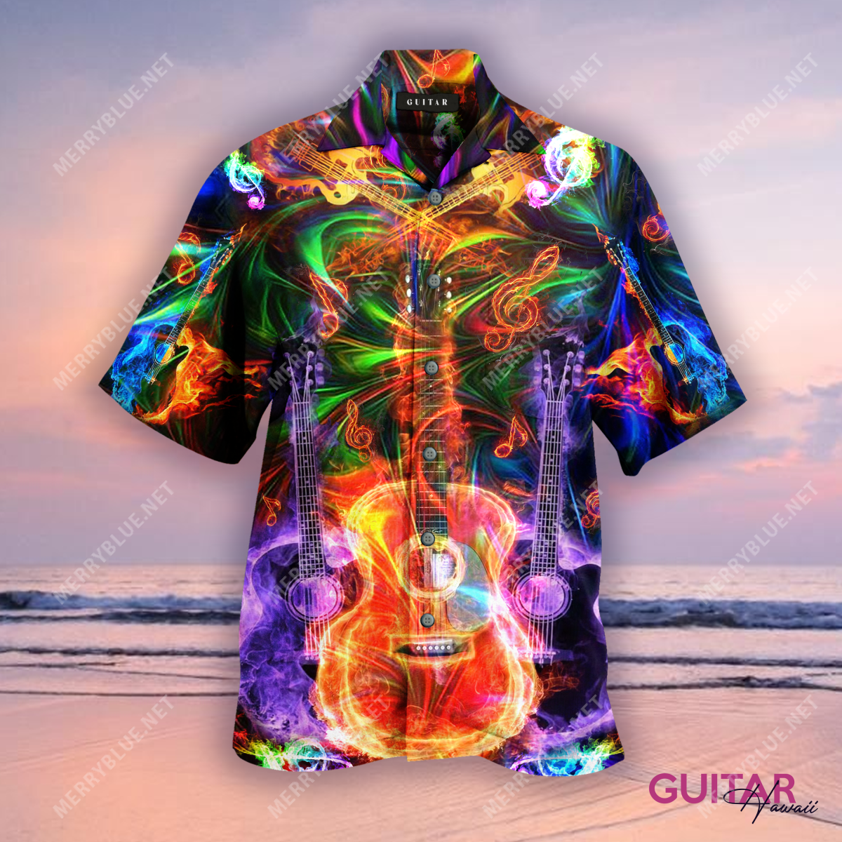 Amazing Guitar Unisex Hawaiian Shirt