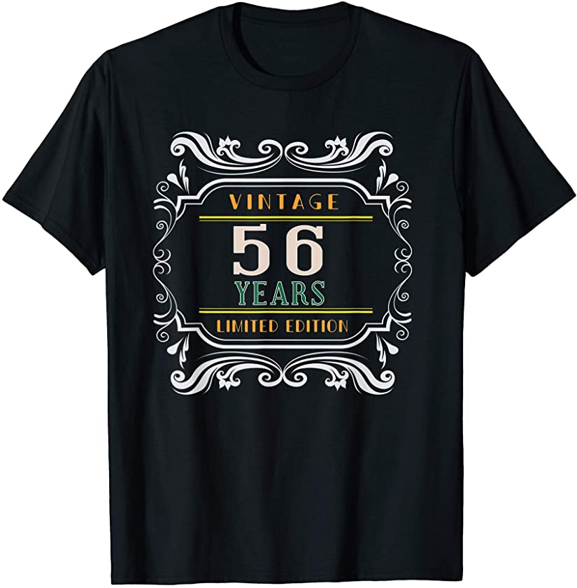 56th Happy Birthday Vintage Edition 56 Years Old 1990s Born T-Shirt