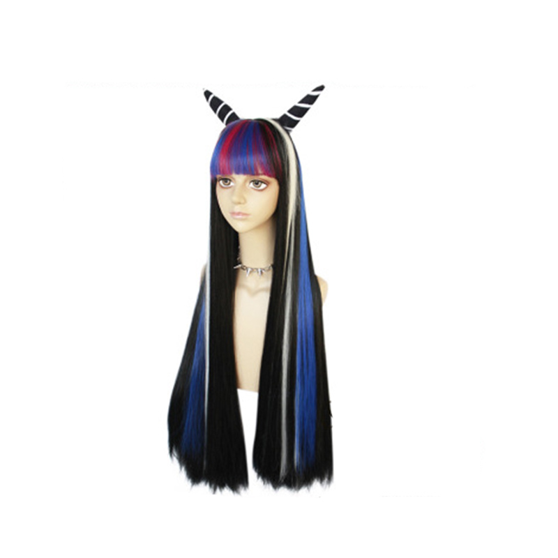 Anime Dangan Ronpa Mioda Ibuki Long Wig Women Cosplay Wigs Role Playing Halloween Danganronpa Cosplay Costume With Accessories alx