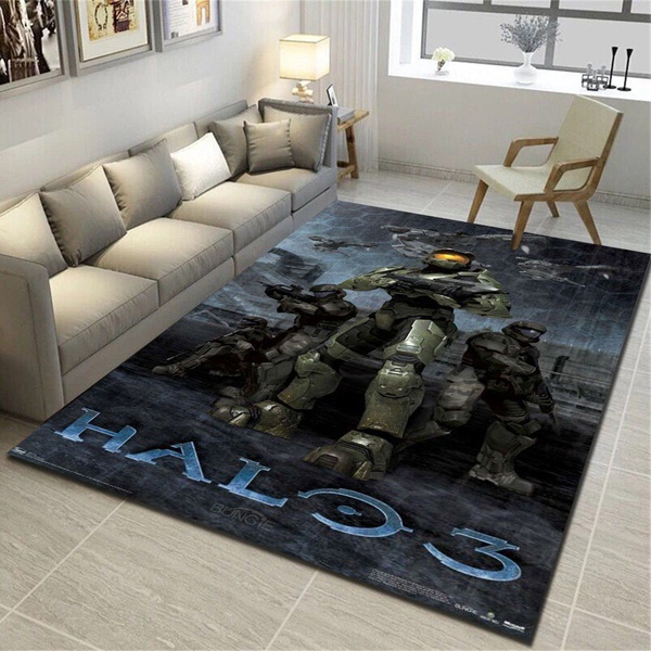 Halo 3 Master Chief Area Rug, Living Room Bedroom Carpet