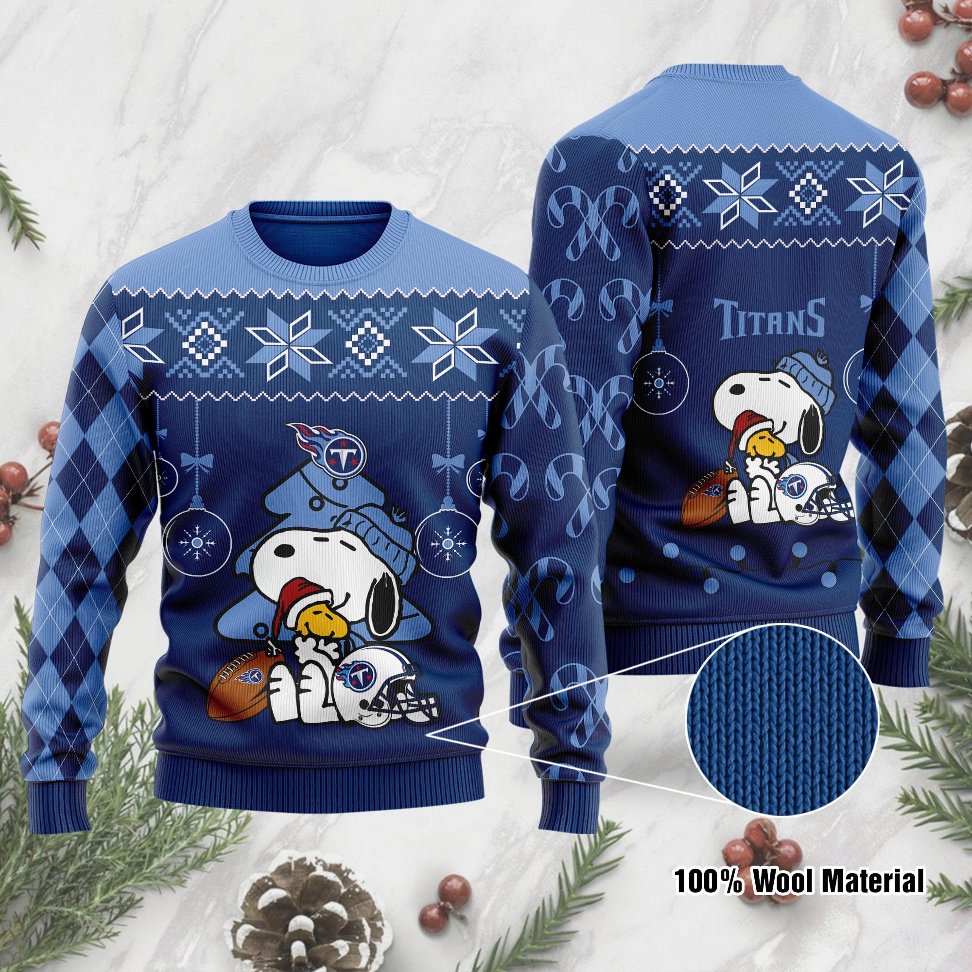 Tennessee Titans SP Ugly Sweater 192 L1PTHH0222-XM