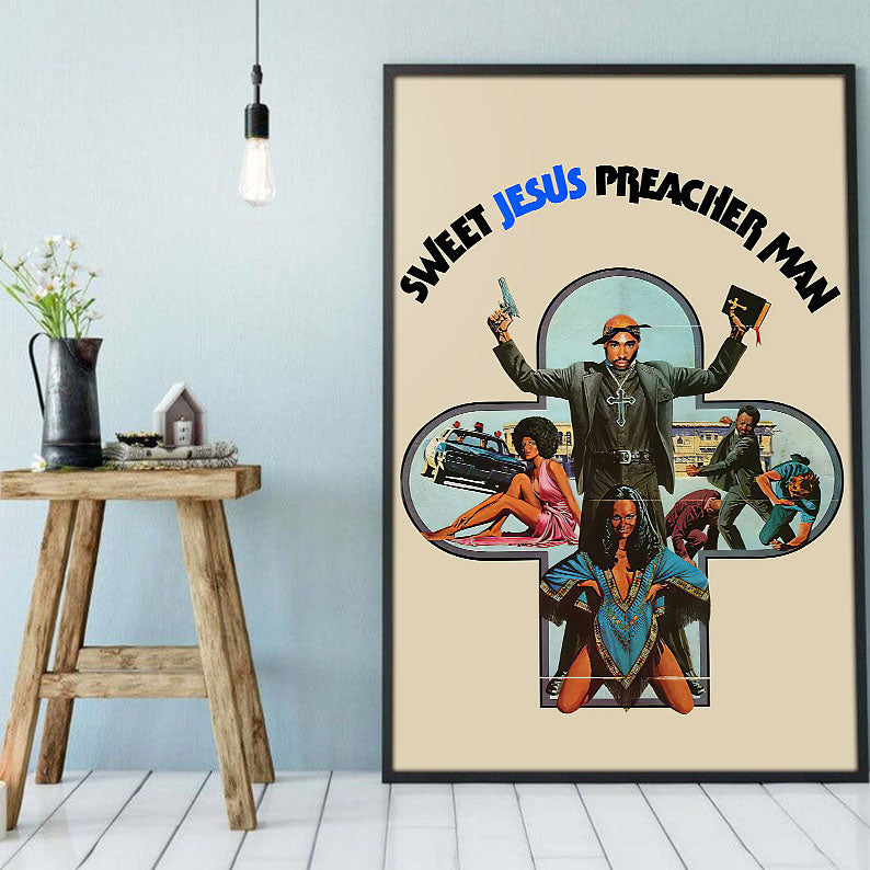 West Africa Custom Canvas Prints Unique Brown Skin Poster Print African Queen African King Alluring Wall Canvas