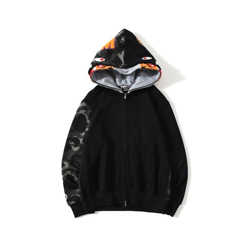 Bape Black Shark Full Zip Hoodie Hdcp6660