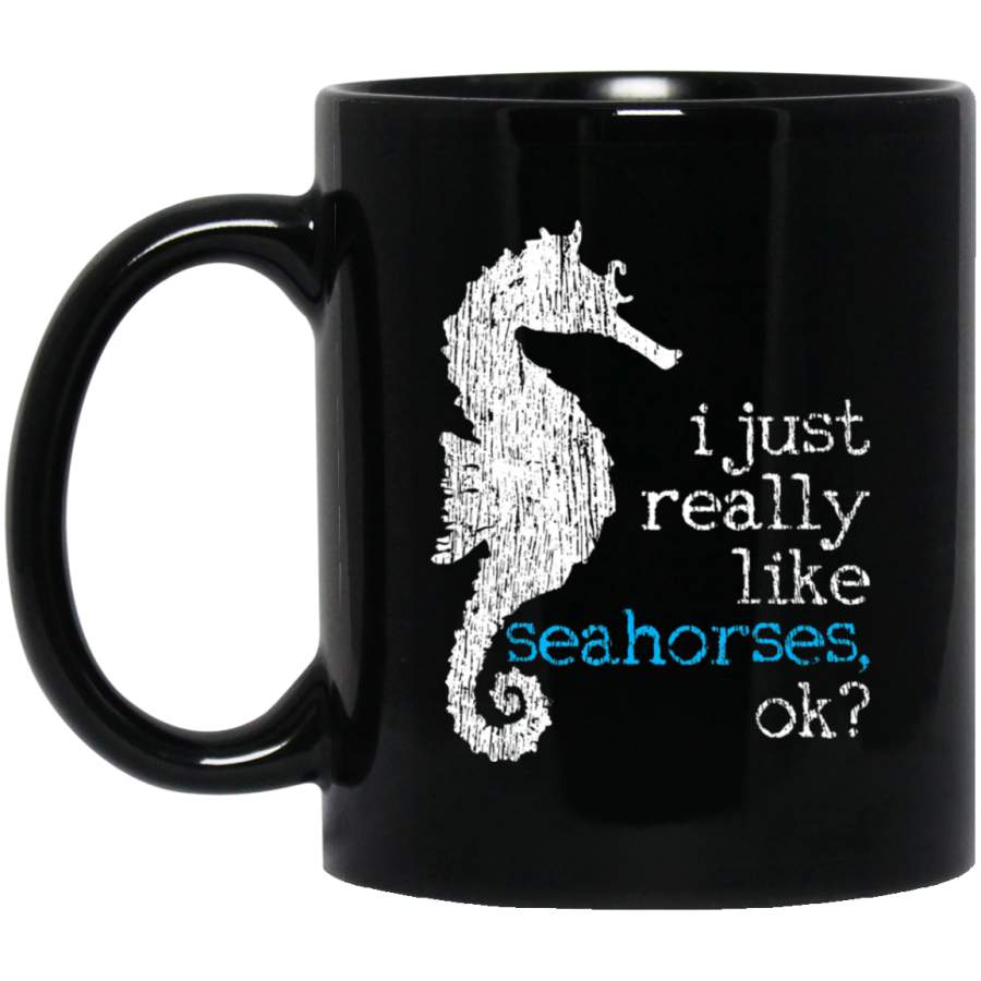 Seahorse Lover Marine Fish Underwater Vintage Gift Coffee Mug