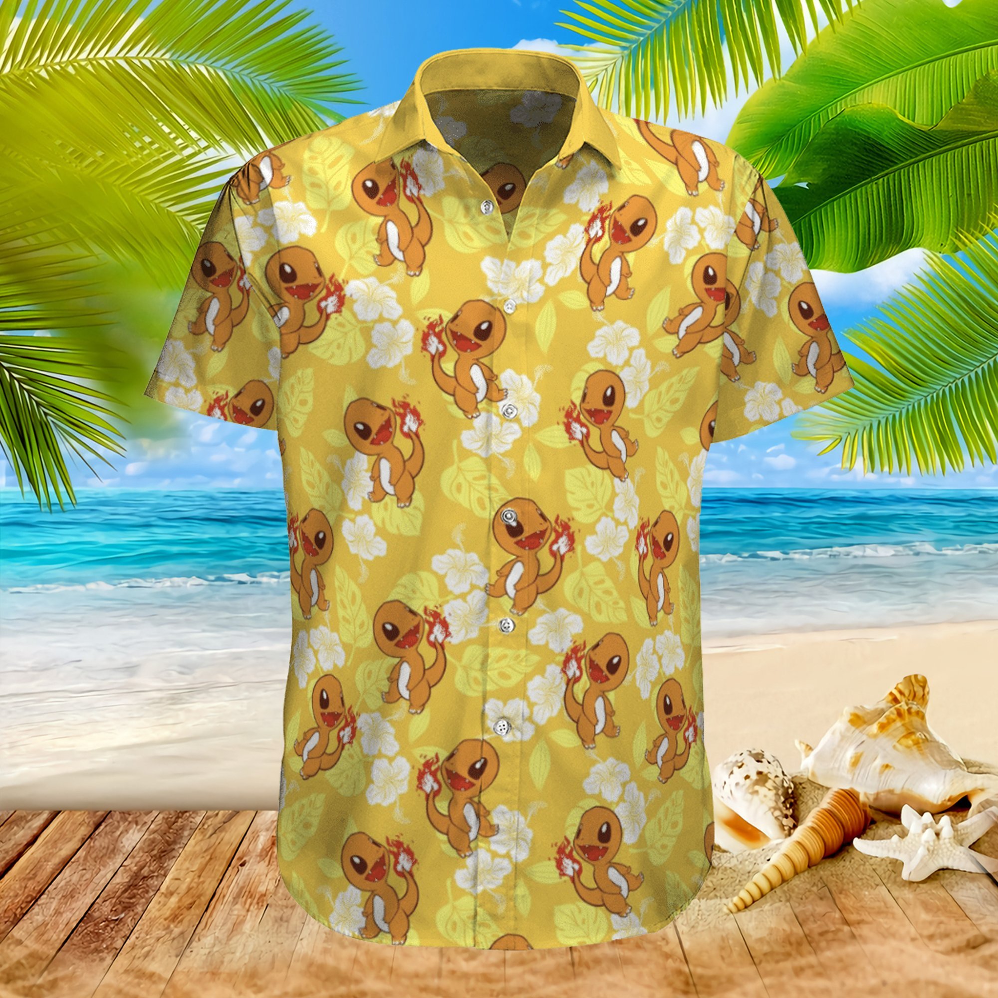 Cmd Pkm Hawaiian Shirt Ha29785