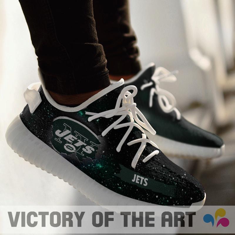 Art Scratch Mystery New York Jets Shoes Yeezy