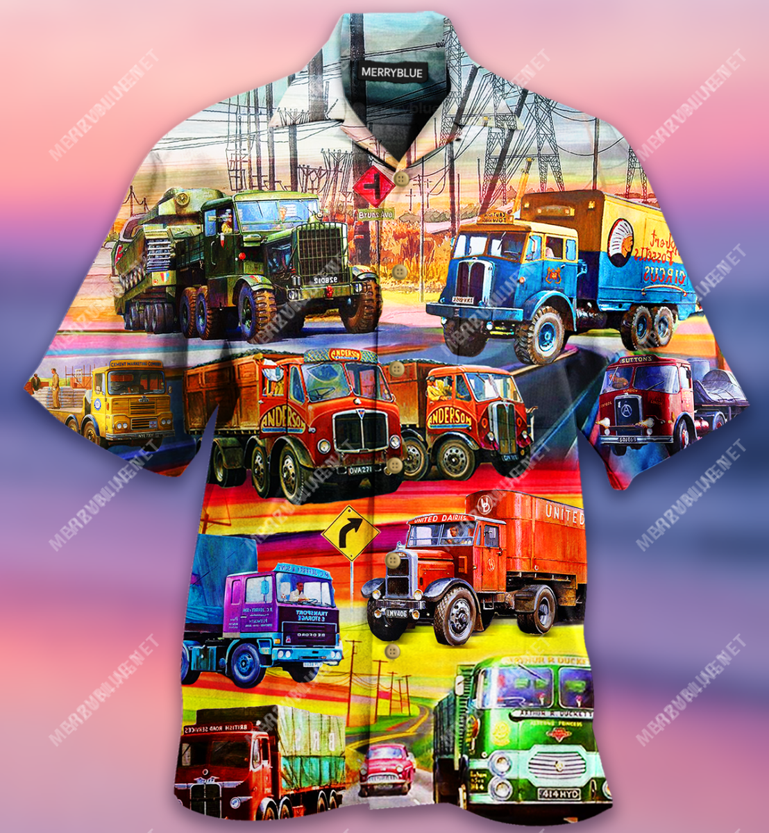 Life Is A Journey Enjoy The Ride Truck Driver Unisex Hawaii Shirt Ha66620