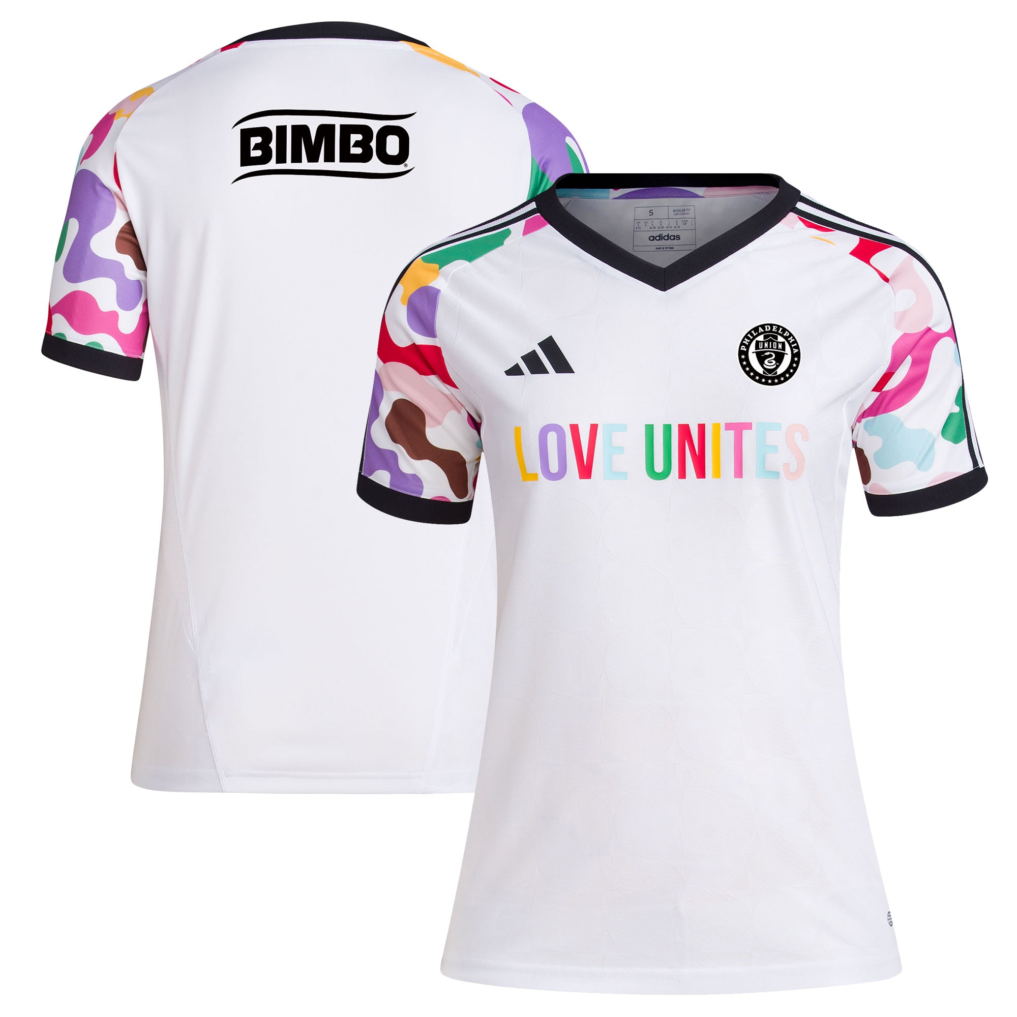 Philadelphia Union Women's 2023 Pride Pre-Match Top – White