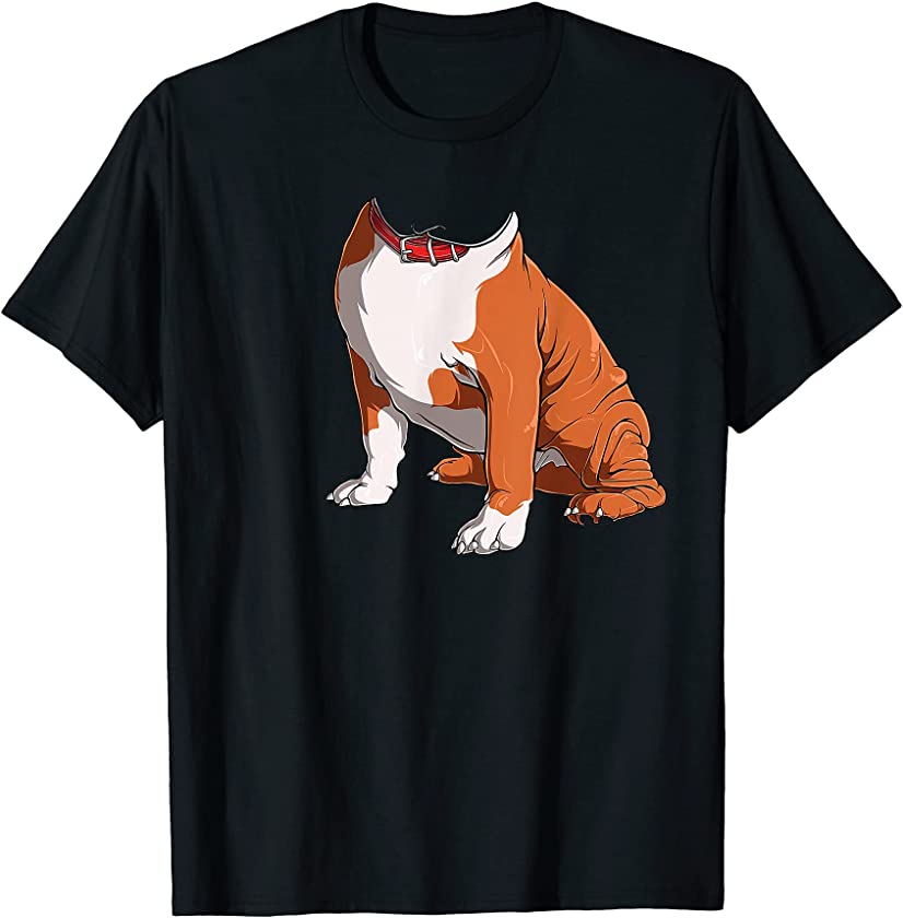 Bulldog Lazy Halloween Costume Funny Dog Puppy Doggie Pet T-Shirt