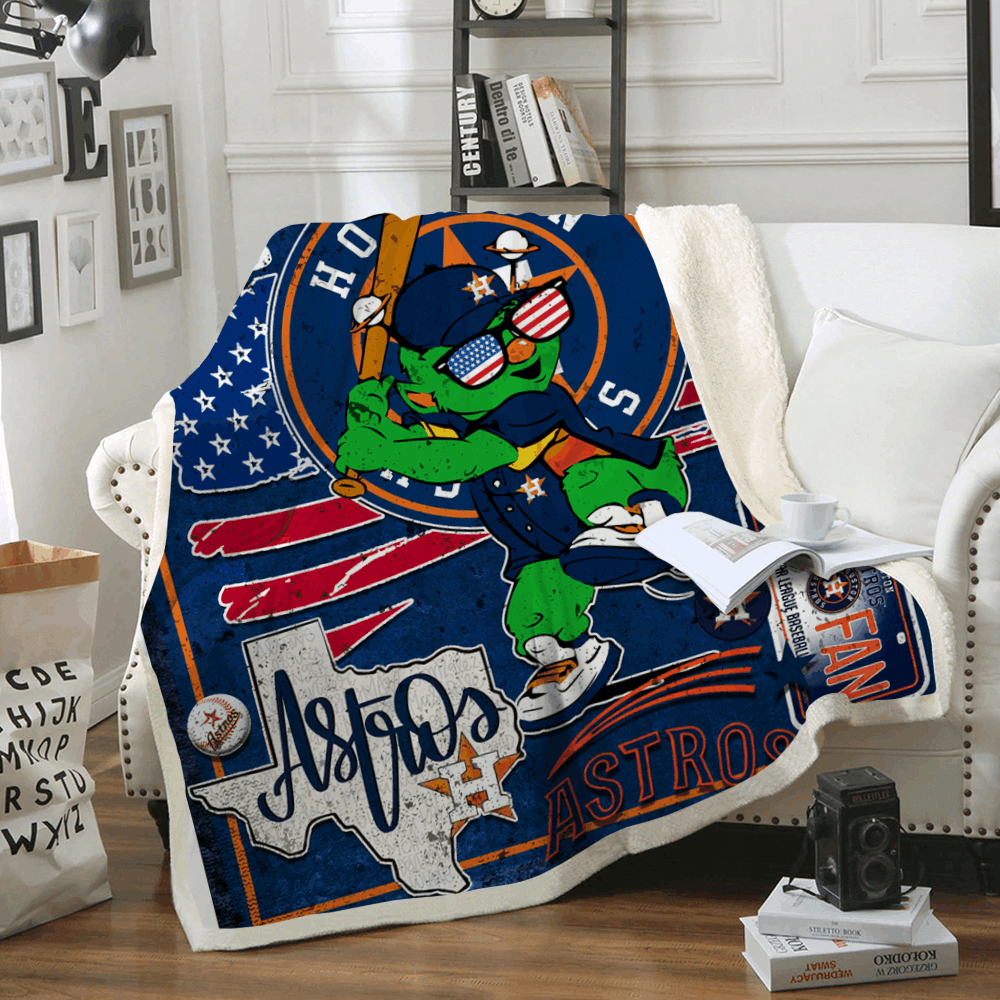 Houston Astros Fleece Blanket – Gift For Christmas