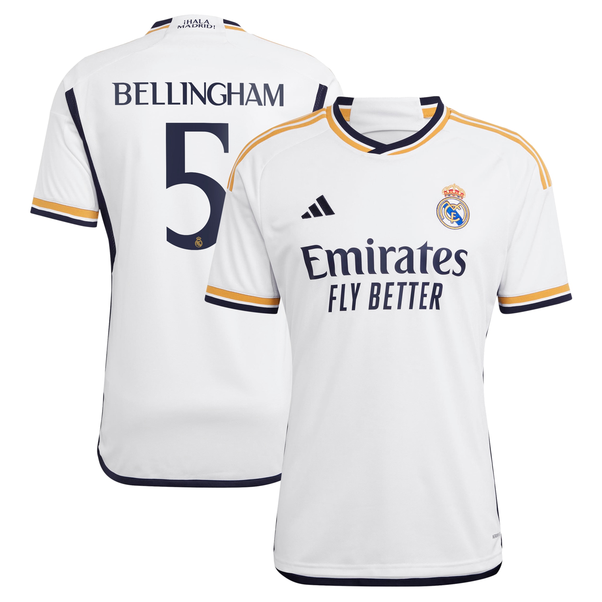 Jude Bellingham Real Madrid 2023/24 Home Replica Jersey – White