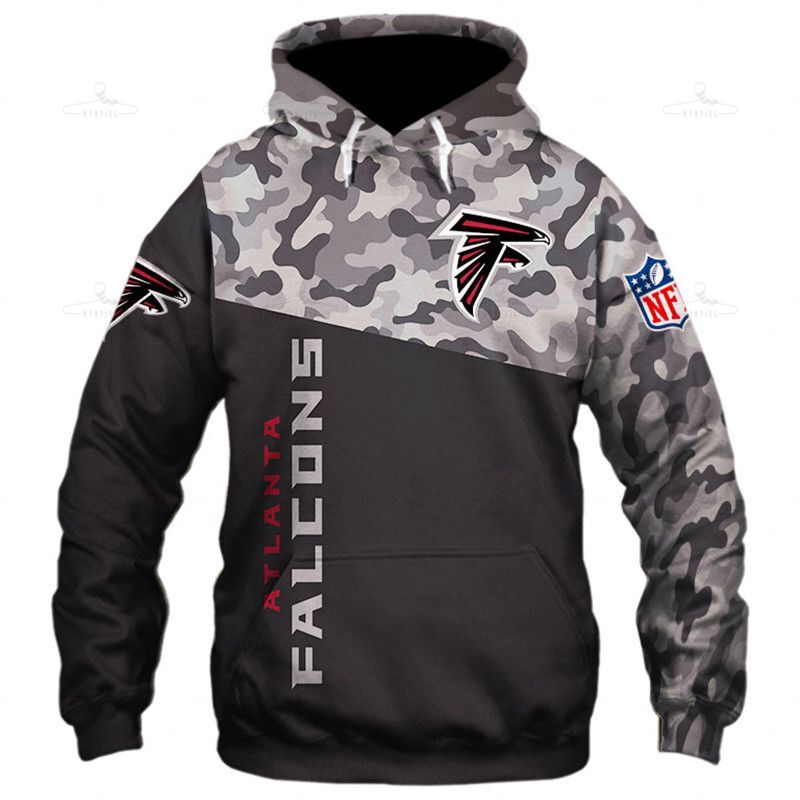 Atlanta Falcons Military Hoodies 3D Sweatshirt Long Sleeve New Season