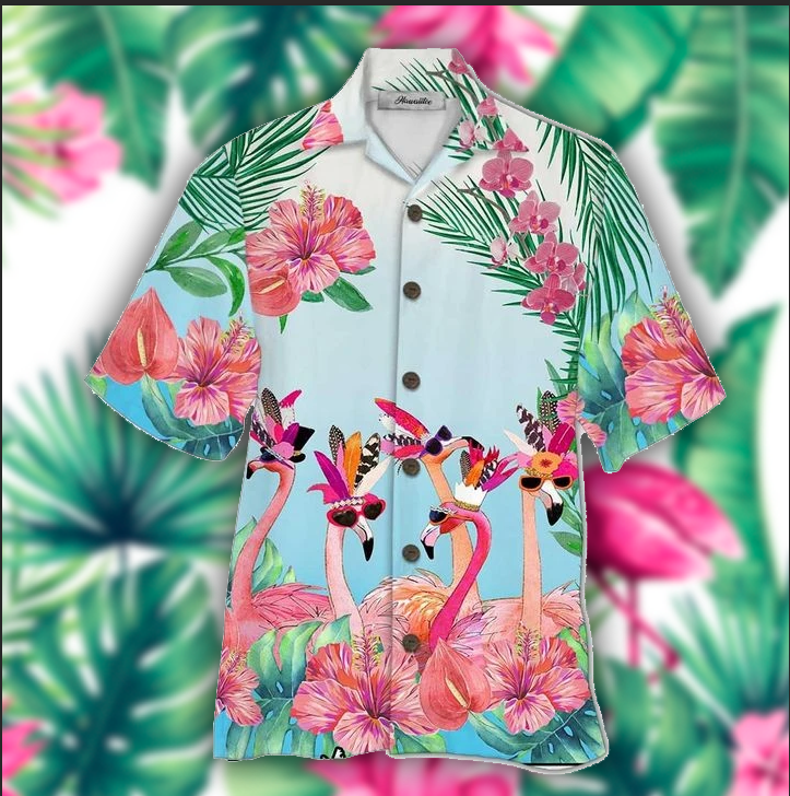 Flamingo Hawaii Shirt Unisex Adult Ha55588